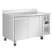 Polar U-Series Double Door Counter Fridge with Upstand 282Ltr Polar