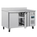 Polar U-Series Double Door Counter Fridge with Upstand 282Ltr Polar