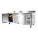 Polar U-Series Triple Door Counter Fridge with Upstand 417Ltr Polar