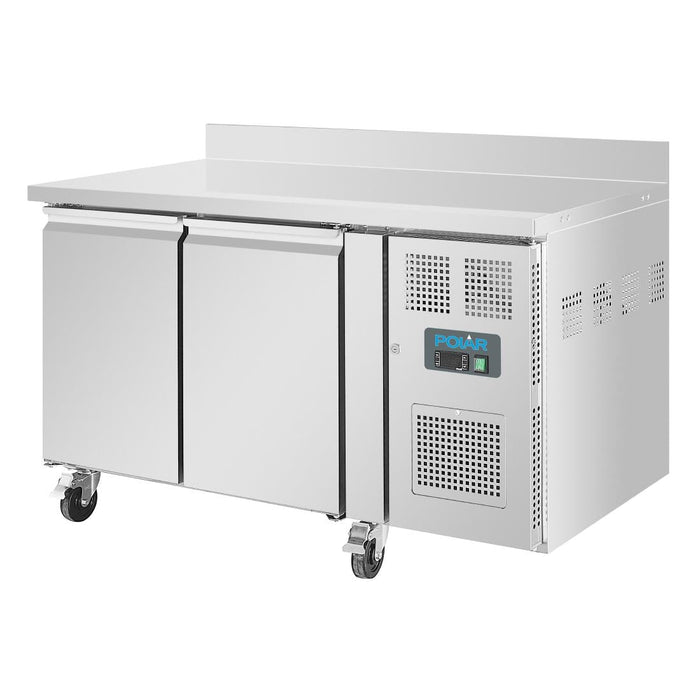 Polar U-Series Double Door Counter Freezer with Upstand 282Ltr Polar