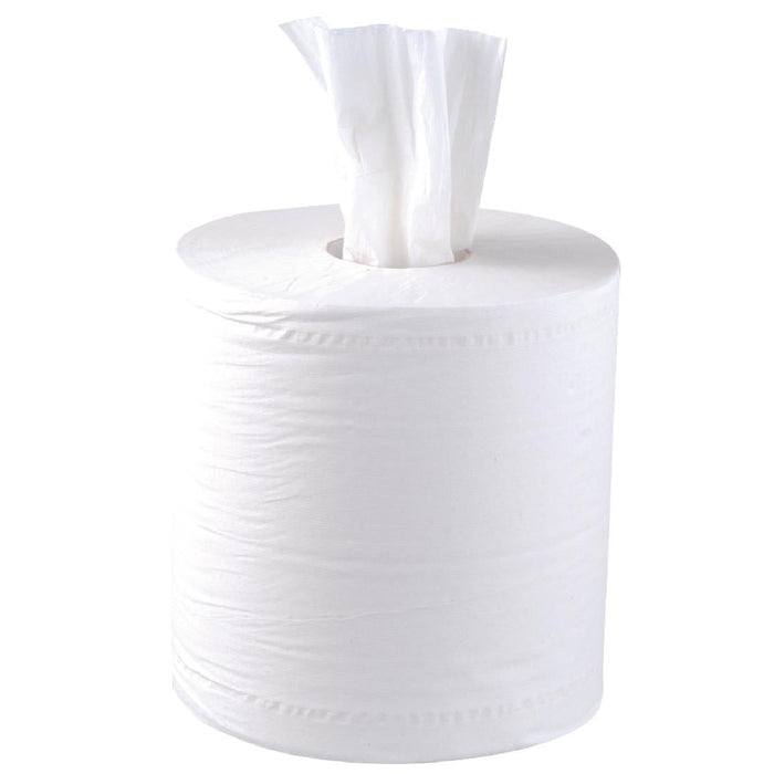 Jantex Centrefeed White Rolls 2-Ply 120m (6 Pack) Jantex