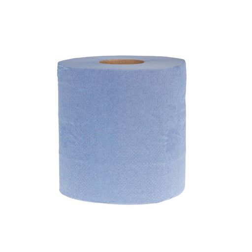 Jantex Centrefeed Blue Rolls 2-Ply 120m (6 Pack) Jantex