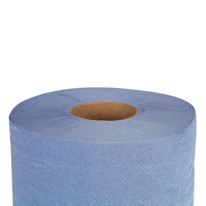 Jantex Centrefeed Blue Rolls 2-Ply 120m (6 Pack) Jantex
