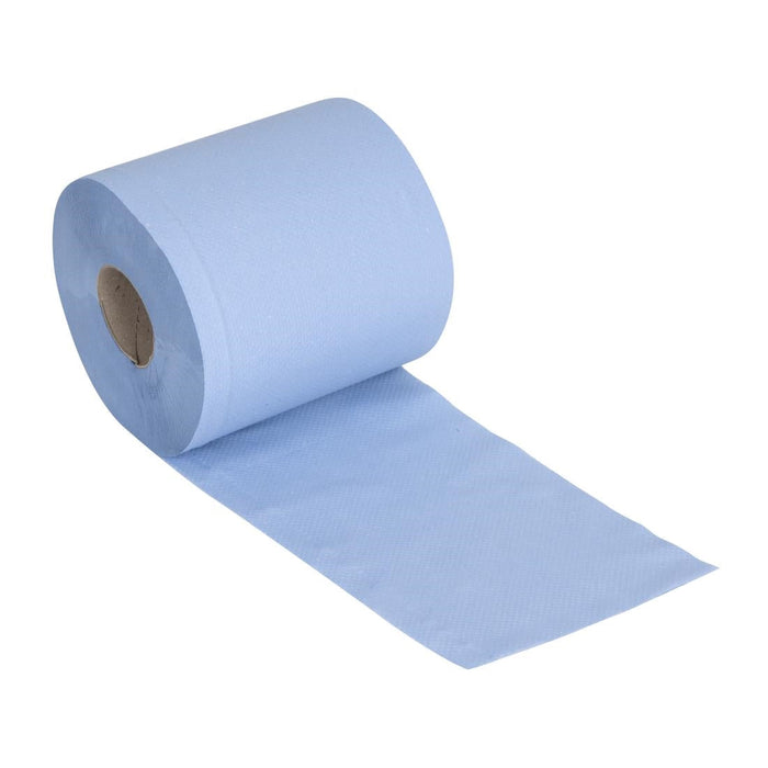 Jantex Centrefeed Blue Rolls 2-Ply 120m (6 Pack) Jantex