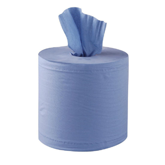 Jantex Centrefeed Blue Rolls 2-Ply 120m (6 Pack) Jantex