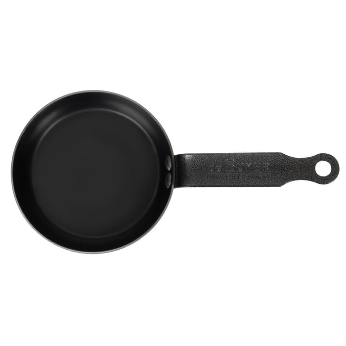 De Buyer Black Iron Blinis Pan 12cm De Buyer