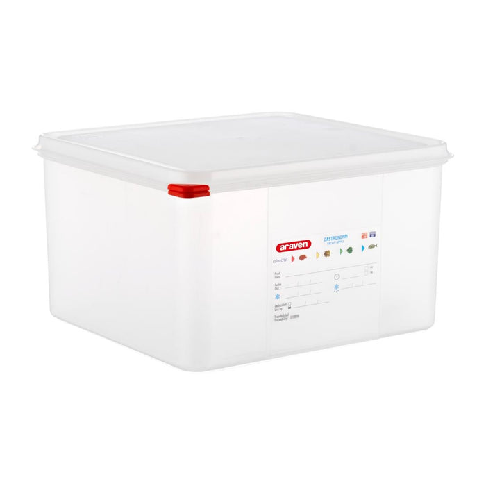 Capacity: 19Ltr. Material: Polypropylene. GN 2/3 sized