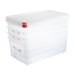 Araven Polypropylene 1/1 Gastronorm Food Storage Box 28Ltr (4 Pack) Araven