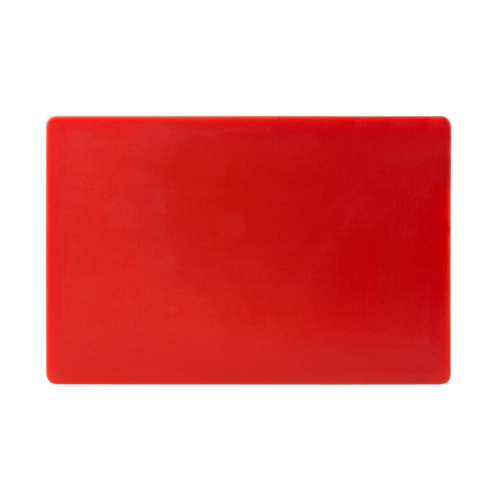Hygiplas Thick Low Density Red Chopping Board Large 600x450x20mm Hygiplas