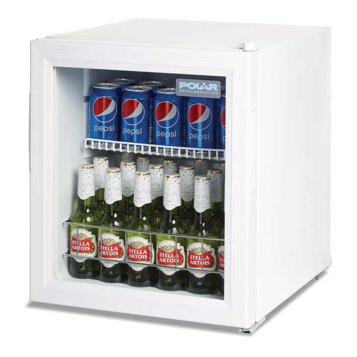 Polar C-Series Countertop Display Fridge 46Ltr White Polar