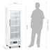 Polar G-Series Upright Display Fridge 218Ltr White Polar