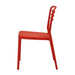 Newquay Ocean Plastic Outdoor Chair in Red (4 Pack) Everyday
