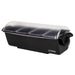 San Jamar 4 Tray Condiment Holder Black San Jamar