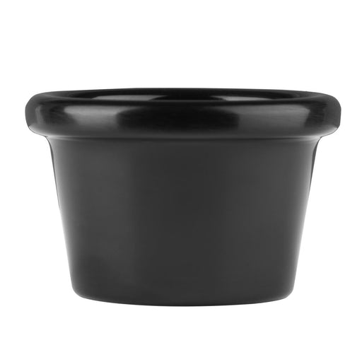 Olympia Kristallon Melamine Plain Ramekins Black 63mm (12 Pack) Olympia