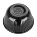 Olympia Kristallon Melamine Fluted Ramekins Black 89mm (12 Pack) Olympia