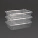 Fiesta Recyclable Plastic Microwavable Containers with Lid Small 500ml (250 Pack) Fiesta Recyclable