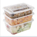 Fiesta Recyclable Plastic Microwavable Containers with Lid Medium 650ml (250 Pack) Fiesta Recyclable