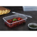 Fiesta Recyclable Plastic Microwavable Containers with Lid Medium 650ml (250 Pack) Fiesta Recyclable