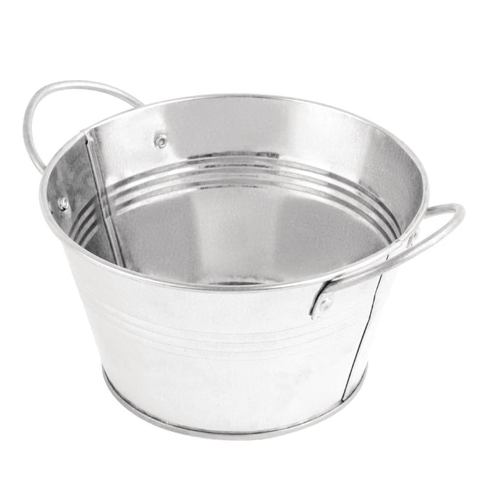 Olympia Mini Metal Food Bucket Shallow 150mm Olympia