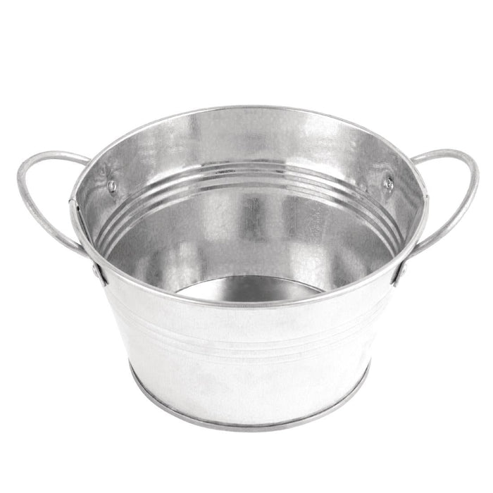Olympia Mini Metal Food Bucket Shallow 150mm Olympia