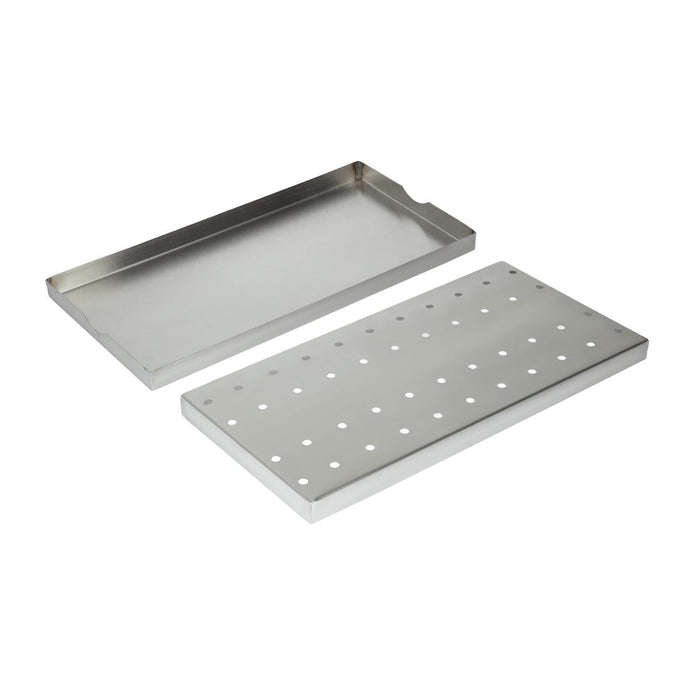 Olympia Stainless Steel Drip Tray 400 x 200mm Olympia
