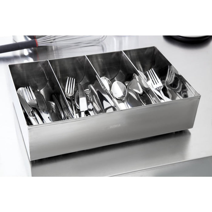 Olympia Cutlery Holder Stainless Steel Olympia