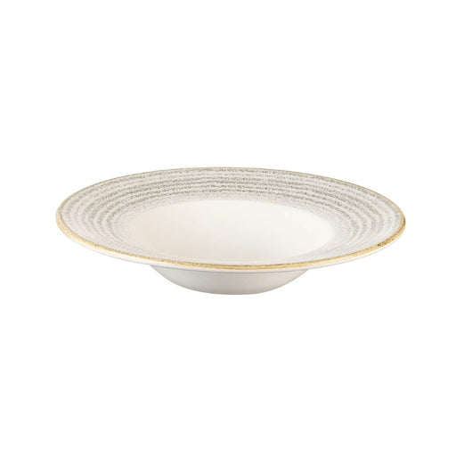 Churchill Studio Prints Homespun Stone Grey Wide Rim Bowl 240mm (12 Pack) Churchill
