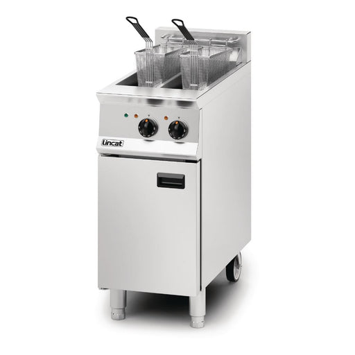 Lincat Opus 800 Twin Tank Twin Basket Free Standing Electric Fryer OE8105 Lincat