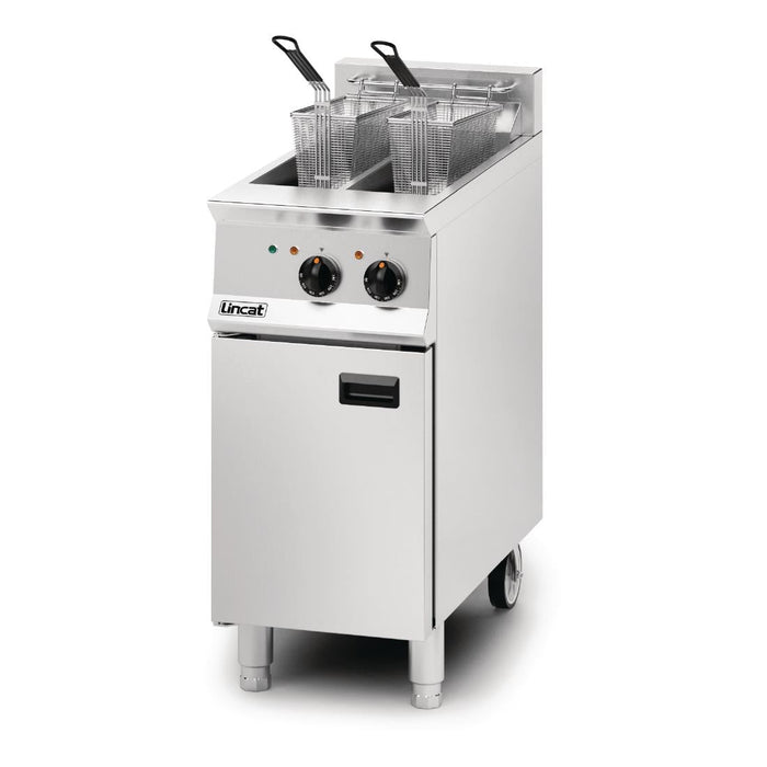 Lincat Opus 800 Twin Tank Twin Basket Free Standing Electric Fryer OE8105 Lincat