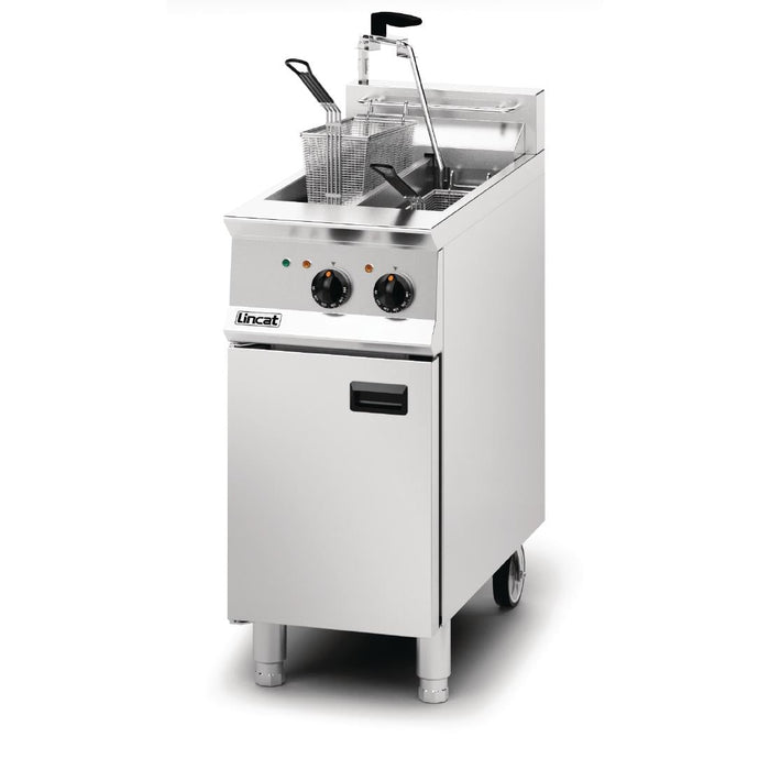 Lincat Opus 800 Twin Tank Twin Basket Free Standing Electric Filtration Fryer OE8105/OP Lincat