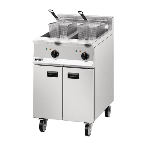 Lincat Opus 800 Twin Tank Twin Basket Free Standing Electric Fryer OE8113 Lincat
