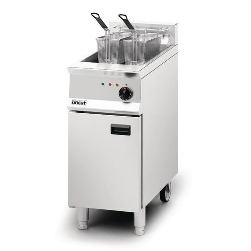 Lincat Opus 800 Single Tank Twin Basket Free Standing Electric Fryer OE8114 Lincat