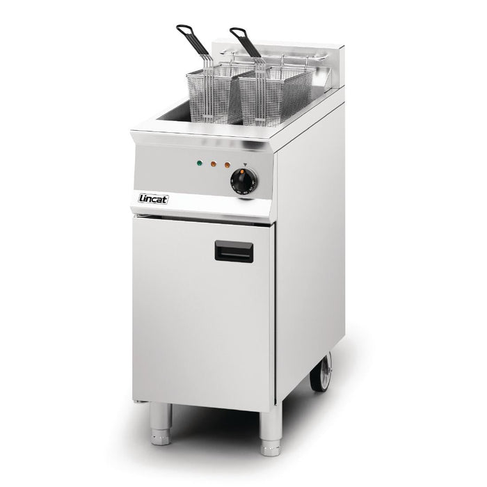 Lincat Opus 800 Single Tank Twin Basket Free Standing Electric Fryer OE8114 Lincat