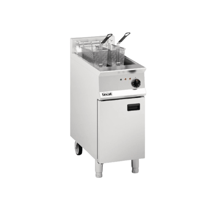 Lincat Opus 800 Single Tank Twin Basket Free Standing Electric Fryer OE8114