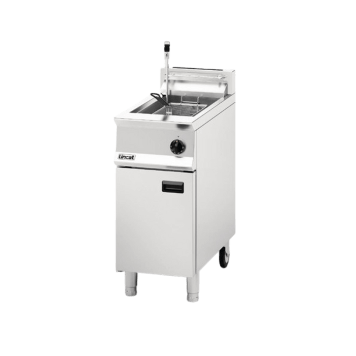 LINCAT Opus 800 Single Tank Single Basket Free Standing Gas Filtration Fryer OG8106/OP