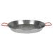 Size:36cm. Material: Carbon steel. Serves 4-5. Suitable for 300mm or 400mm gas paella burners or open fire.