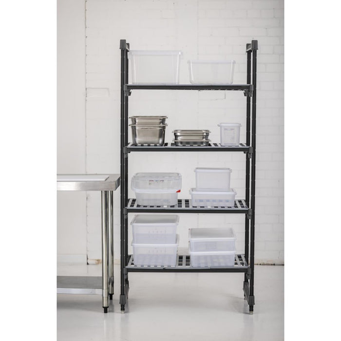 Cambro Camshelving Basics Plus 4 Tier Shelving Starter Unit 1830 x 915 x 610mm Cambro