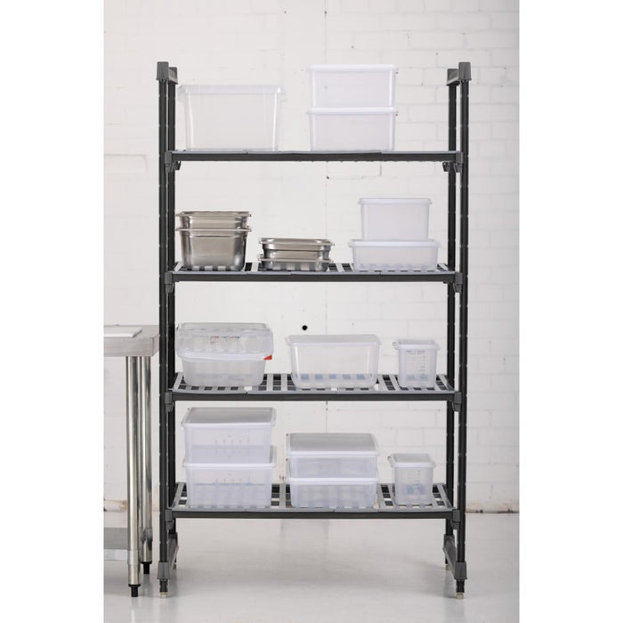 Cambro Camshelving Basics Plus 4 Tier Shelving Starter Unit 1830 x 1070 x 610mm Cambro