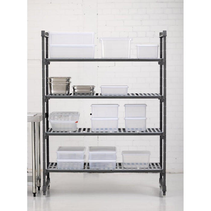 Cambro Camshelving Basics Plus 4 Tier Shelving Starter Unit 1830 x 1375 x 610mm Cambro
