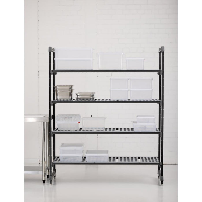 Cambro Camshelving Basics Plus 4 Tier Shelving Starter Unit 1830 x 1525 x 610mm Cambro