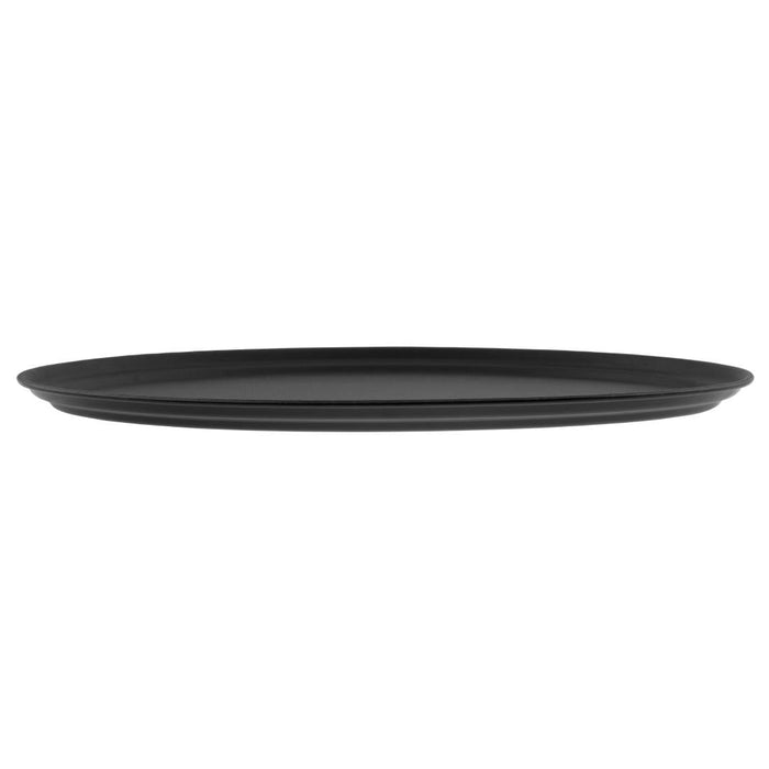 Cambro Camtread Large Fibreglass Oval Non-Slip Tray Black 600mm Cambro