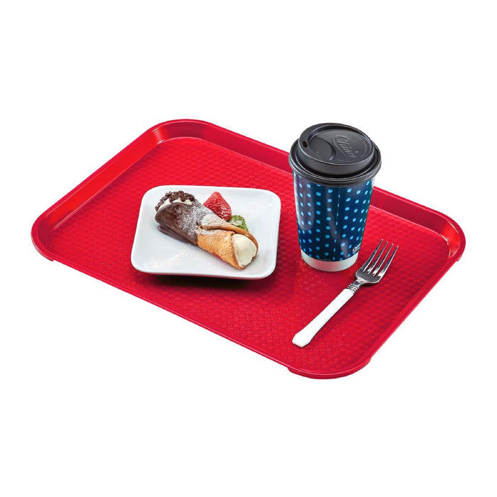 Cambro Polypropylene Fast Food Tray Red 410mm Cambro