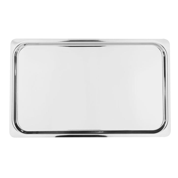Vogue Heavy Duty Stainless Steel 1/1 Gastronorm Tray 10mm Vogue