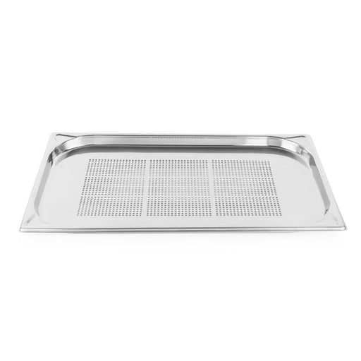 Vogue Stainless Steel Heavy Duty Perforated 1/1 Gastronorm Tray 20mm Vogue
