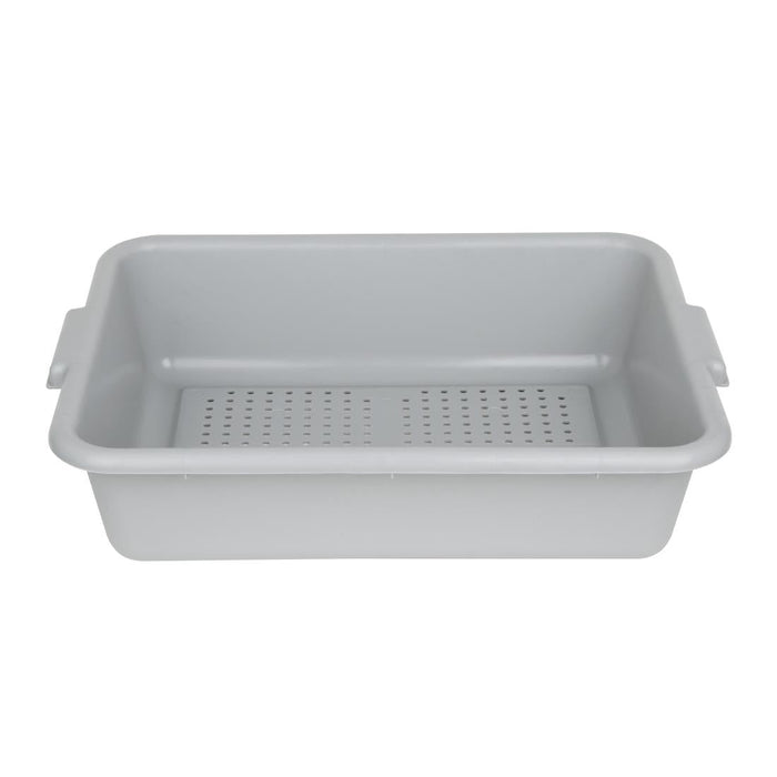 Vogue EDLP Plastic Perforated Storage Box Grey Vogue