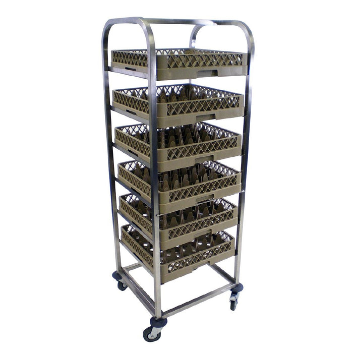 Material: Stainless steel. Size: 1621(H) x 626(W) x 588(D)mm. Capacity: 7 baskets (500x500mm)