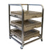 Material: Stainless steel. Size: 839(H) x 505(W) x 518(D)mm. Capacity: 3 baskets (500x500mm)