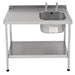 Size: 1200(W) x 600(D)mm | Self Assembly