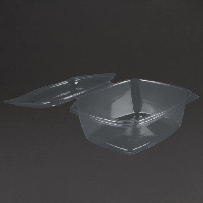 Vegware Compostable PLA Hinged-Lid Deli Containers 680ml / 24oz (200 Pack) Vegware