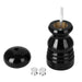 Olympia Salt Or Pepper Grinder Black Hevea Wood 125mm Olympia